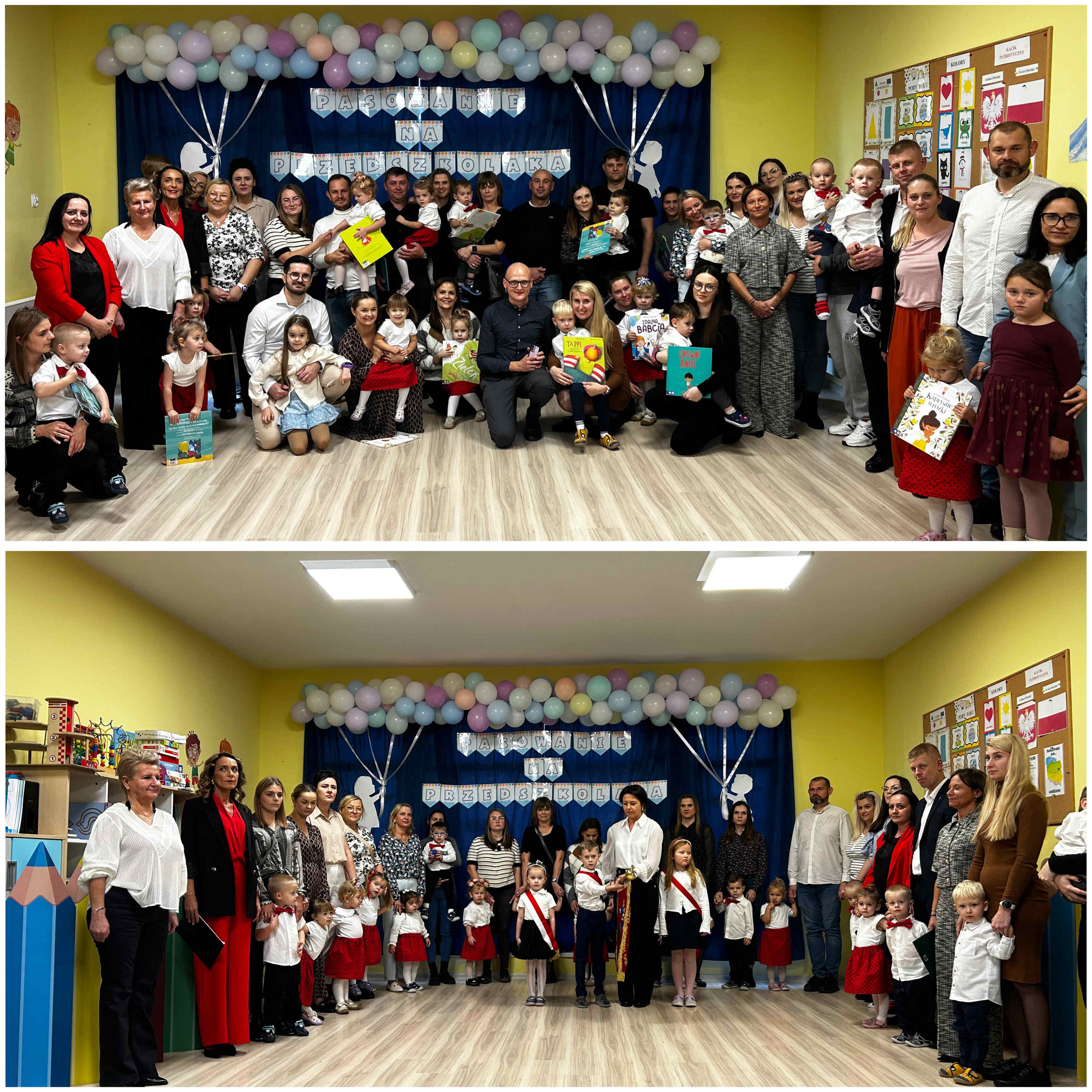 Pasowanie na przedszkolaka w grupie Biedronki